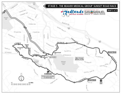 2020 Stage 5 - Women (Map 2 of 2)